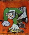 Paloma mit Zelluloid Fisch 1950 Kubismus Pablo Picasso